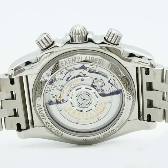 Breitling Chronomat JSP Roman Index Limited Edition AB01153A Black Dial Men's... - Picture 6 of 11